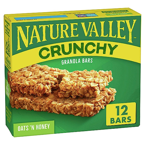 Nature Valley Crunchy Oats 'n Honey Granola Bars 3 x 12 Count .75 oz