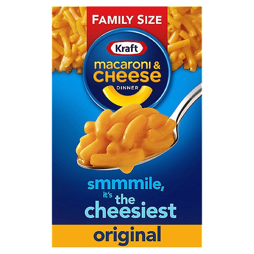 Kraft Original Macaroni & Cheese Family Size Dinner 4 x 14.5 oz