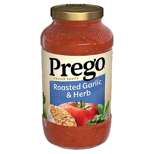 Prego Pasta Sauce, Italian Tomato Sauce with Roasted Garlic & Herbs 4 x 24 oz