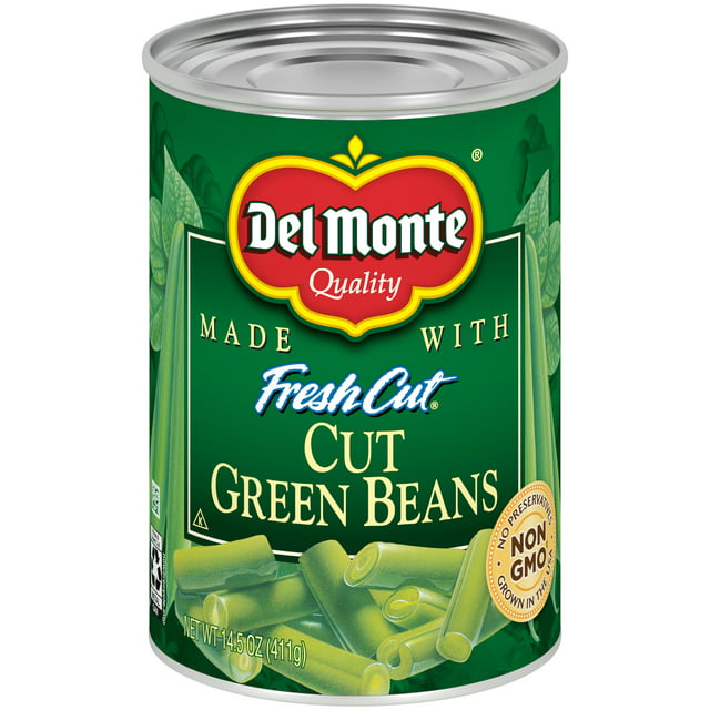 Del Monte Fresh Cut Green Beans 6 x 14.5 oz Cans