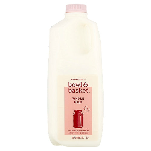 Bowl & Basket Milk Whole 4 x 64 oz (half gallon)