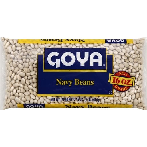 Goya Dry Navy Beans 6 x 16 oz Bags