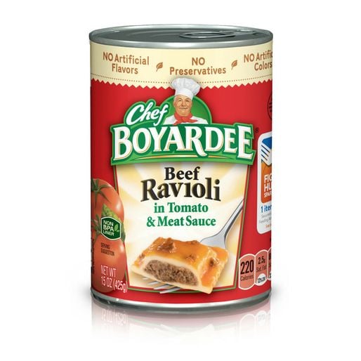 Chef Boyardee Beef Ravioli 8 x 15 oz Cans