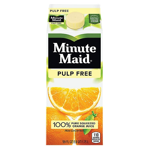 Minute Maid Orange Juice Pulp Free 4 x 59 oz