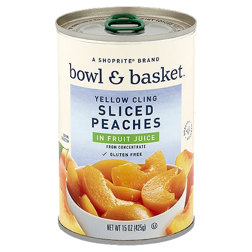 Bowl & Basket Yellow Cling Sliced Peaches 6 x 15 oz Cans