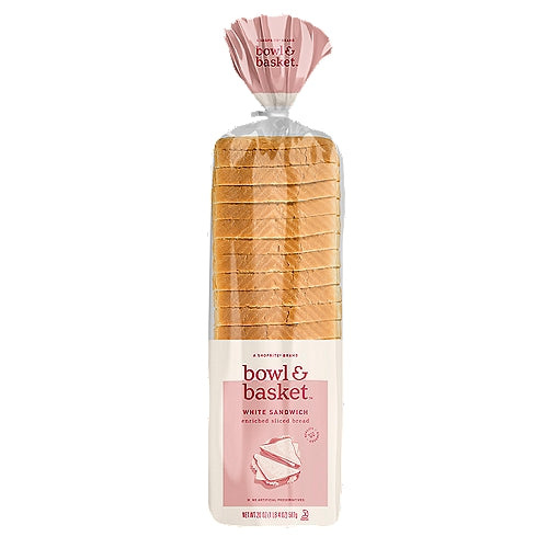 Bowl & Basket White Sandwich Bread 8 x 20 oz Loaf