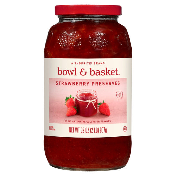 Bowl & Basket Strawberry Preserves 3 x 32 oz