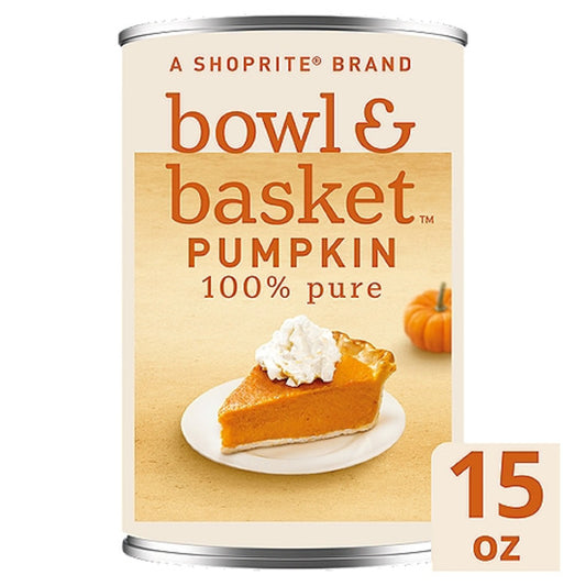 Bowl & Basket 100% Pure Pumpkin 6 x 15 oz Cans