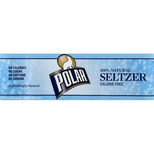 Polar Seltzer Water Original 12 x 12 oz Cans